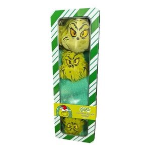 Bioworld Grinch Cozy Socks Set - Green and Yellow